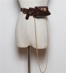 Chic Link Belt Pouch Bag