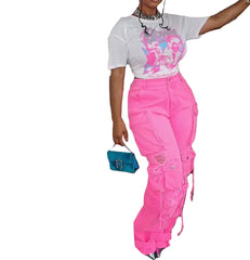 Upgrade Your Wardrobe: Baggy Denim Cargo Pants - Perfect Blend of Comfort and Style