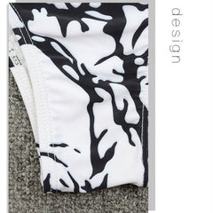 Dive into Style: Bikini Ladies Swimwear Collection in Timeless Black and White