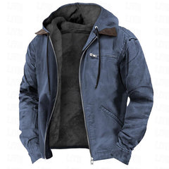 Men’s Classic Cheyenne Hooded Jacket Washed Duck Insulated Active Workwear