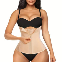 Plus Size Women’s  Zipper Waist Trainer  Adjustable Slimming Corset
