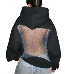 Oversized Mesh-Back Hoodie Weekend Collective Sweatshirt