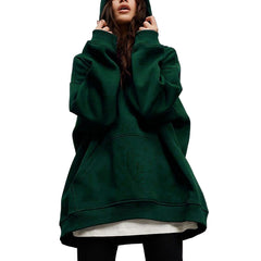Green Women’s Big Evolution Hoodie  Extra Plush Oversized Lounge Sweatshirt