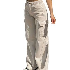 Women’s Oversized Cargo Pants  Baggy Adventure Streetwear Utility Trousers