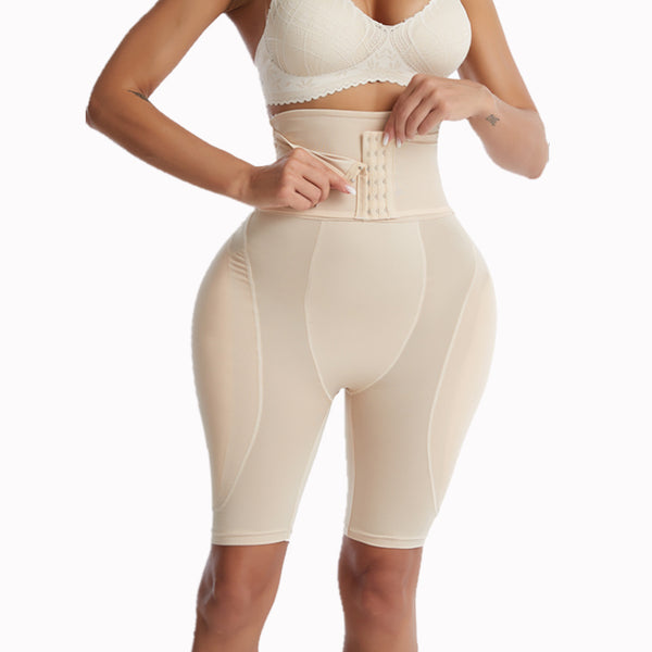 2-in-1 High-Waisted Booty Lift Shaper Shorts Tummy Control & Seamless Sculpting
