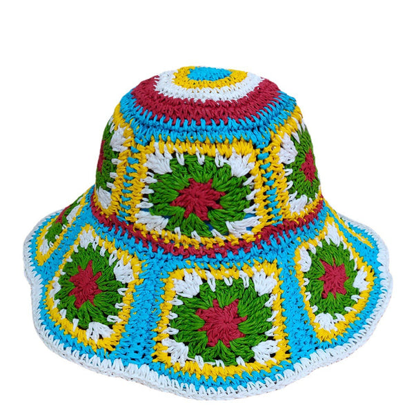 Summer Green Bohemian Oasis Sunshade Hat