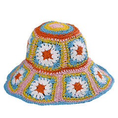 Multi Color Bohemian Oasis Sunshade Hat