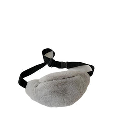 One-shoulder Messenger Fluffy Fanny Pack
