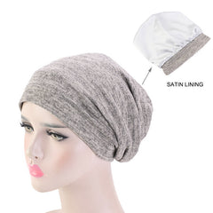 Two-Tone Satin Lined Surgical Cap  Comfort & Style for Healthcare Heroes