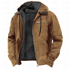 Men’s Classic Cheyenne Hooded Jacket Washed Duck Insulated Active Workwear