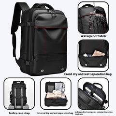 Vacpack Backpack 60L Expandable Air Backpack with Pump & Vacuum Compression
