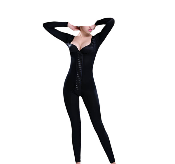 Women's Tummy Control Jumpsuit  One-Piece Full Coverage Bodycon Shapewear Faja