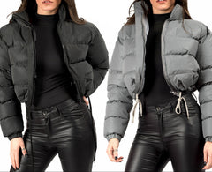 Women’s Essential Cropped Hooded Puffer Jacket