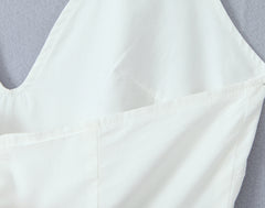 Women's Elegant Fashion V-Neck Halter Maxi  Dress