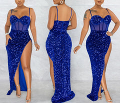 Sparkle Breeze Sequin Chic Sling Dress
