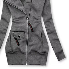 Women's Hooded Softshell Jacket All-Weather Performance Coat