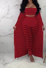Women's Mother's Day Summer Curve Enchantment Lace Hollow Cloak Pants Set