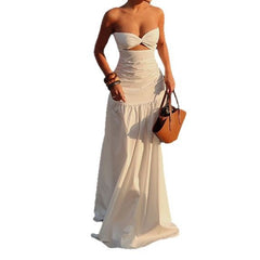 Tropical Breeze Strapless Tube Top Dress