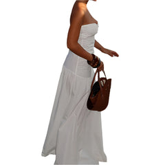Tropical Breeze Strapless Tube Top Dress