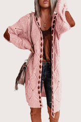 Women's Color Block Long Sleeve Cardigan Sweater – Trendy Knitwear