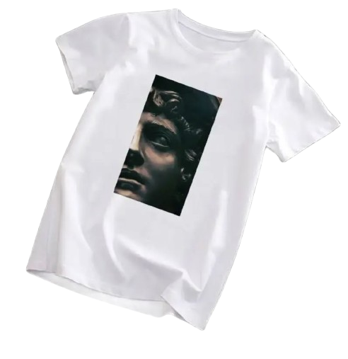 Graphic Print Casual T-Shirt, Modern Round Neck Design