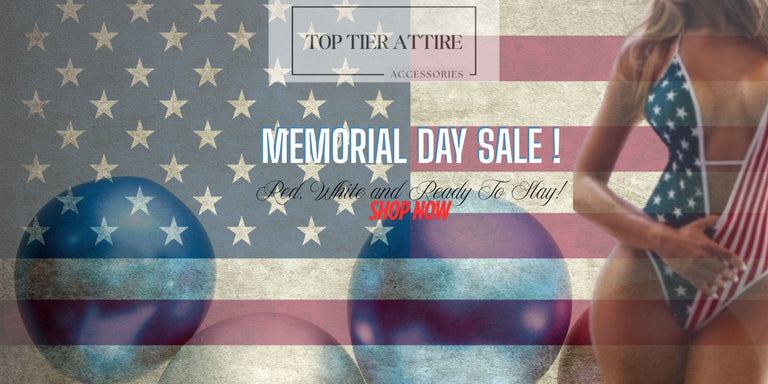 Memorial Day Sale  Top-Tier Attire & Accessories Up to 15% Off