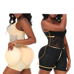 Plus Size Hourglass Sculpting Deep V Bodysuit Shapewear