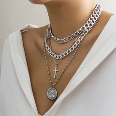 Timeless Charm: Women's Multi-layer Butterfly Necklace - Vintage Inspired