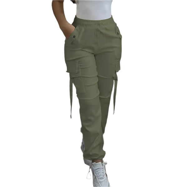 Women's Multi-Pocket Tether Pants  Stylish Utility Wear
