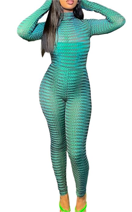 Allure in the Evening: Women's Night Out Secret Charm Bodycon Jumpsuit