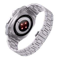 Luxury smart Full Diamond Inlaid  iphone Watch Strap Timepiece