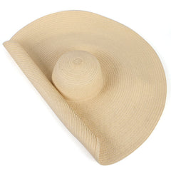 Seaside Serenity Oversized Sun Straw Hat