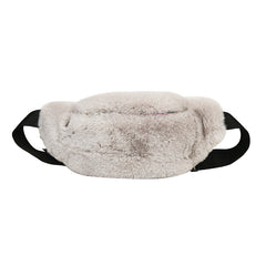 One-shoulder Messenger Fluffy Fanny Pack