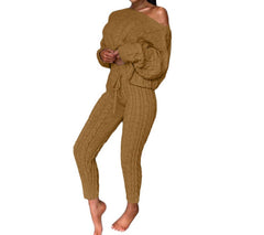 Khaki Women's Autumn Aura Lounge Pant Set