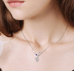 Healing Heart Sterling Silver Nurse Stethoscope Necklace Pendant