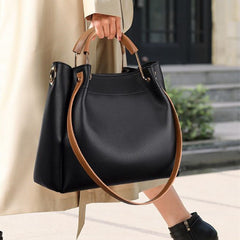 Luxury Fashion Messenger Shoulder Handbag  Elegant Leather Crossbody Bag for Women