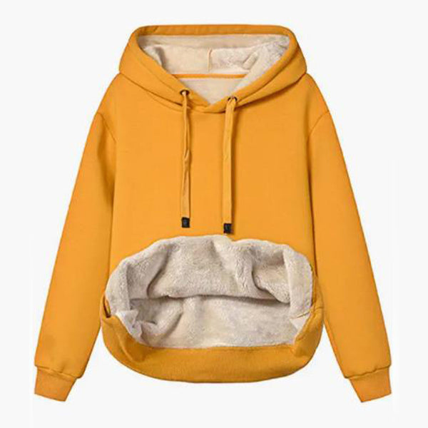 Everyday Luxe Thermal-Lined Hoodie – Ultra Warm & Stylish