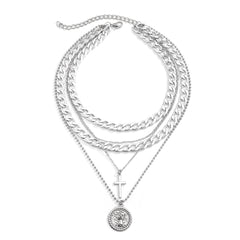 Timeless Charm: Women's Multi-layer Butterfly Necklace - Vintage Inspired