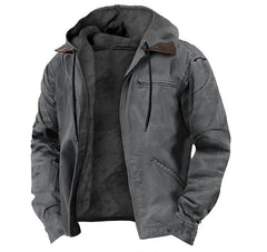 Men’s Classic Cheyenne Hooded Jacket Washed Duck Insulated Active Workwear