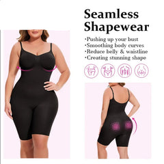 Women's Seamless Shapewear Bodysuit – Tummy Control & Snatched Waist Body Shaper