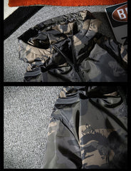 Men's Camouflage Puffer Jacket  Insulated, Thick Down, Winter Ready for Hunting & Outdoor Style