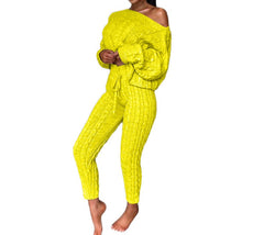 Yellow Women's Autumn Aura Lounge Pant Set
