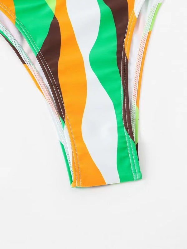 Ultimate Beachwear 3 Piece Print Beach Skirt Set