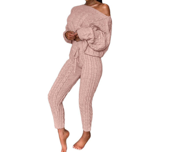 Pink Women's Autumn Aura Lounge Pant Set