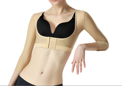 Post-Surgery Arm Shaper for Women Compression Sleeves with Front Closure & Slimming Support