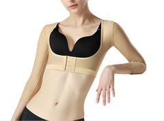 Post-Surgery Arm Shaper for Women Compression Sleeves with Front Closure & Slimming Support