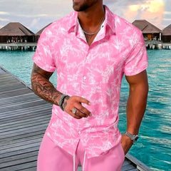 Coastal Coolness Men's Casual Beachwear Short Set Shop Today!