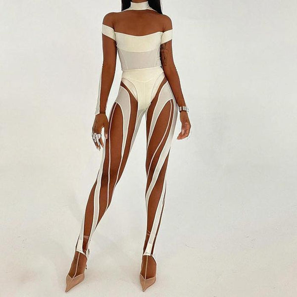 High-Waist Print Skinny Pant for Active Style