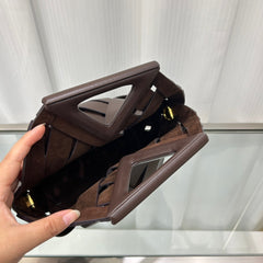 Triangle Magnetic Buckle Crossbody Handbag Stylish & Versatile Women's Bag