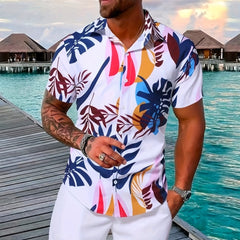 Coastal Coolness Men's Casual Beachwear Short Set Shop Today!
